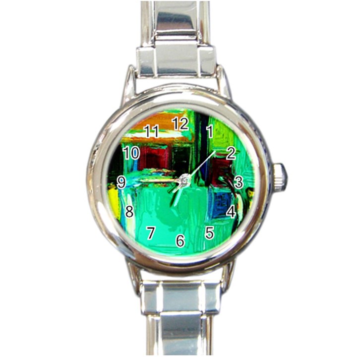 Marakesh 9 Round Italian Charm Watch