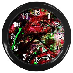 Bloody Coffee 2 Wall Clocks (black) by bestdesignintheworld