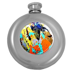 Africa  Kenia Round Hip Flask (5 Oz) by bestdesignintheworld