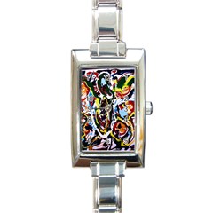 Inposing Butterfly 1 Rectangle Italian Charm Watch by bestdesignintheworld