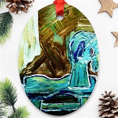 Horsey Toy Ornament (oval) by bestdesignintheworld