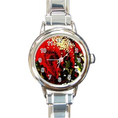 Piggy Bank 3 Round Italian Charm Watch by bestdesignintheworld