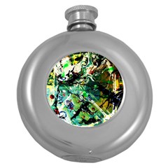 Jealousy   Battle Of Insects 4 Round Hip Flask (5 Oz) by bestdesignintheworld