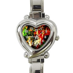 Sunset In A Desert Of Mexico 1 Heart Italian Charm Watch by bestdesignintheworld