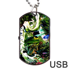 Bow Of Scorpio Before A Butterfly 8 Dog Tag Usb Flash (one Side) by bestdesignintheworld