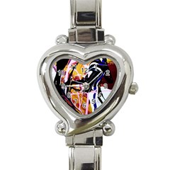 Immediate Attraction 2 Heart Italian Charm Watch by bestdesignintheworld