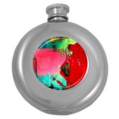 Humidity Round Hip Flask (5 Oz) by bestdesignintheworld