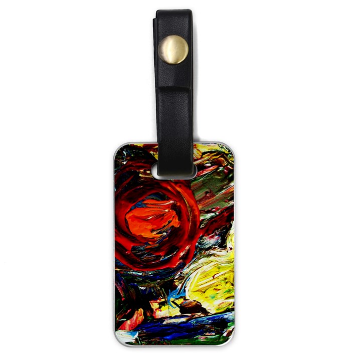 Sunset In A Mountains Luggage Tags (One Side) 