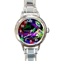 Spooky Attick 5 Round Italian Charm Watch by bestdesignintheworld