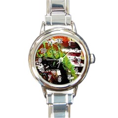 Collosium   Swards And Helmets 3 Round Italian Charm Watch by bestdesignintheworld