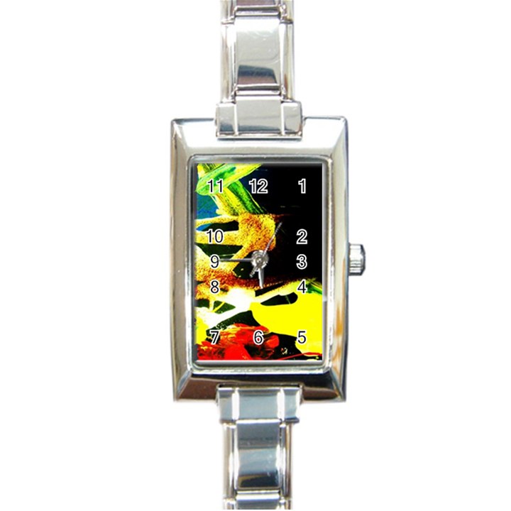 Drama 2 Rectangle Italian Charm Watch