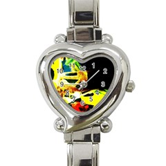 Drama 2 Heart Italian Charm Watch by bestdesignintheworld