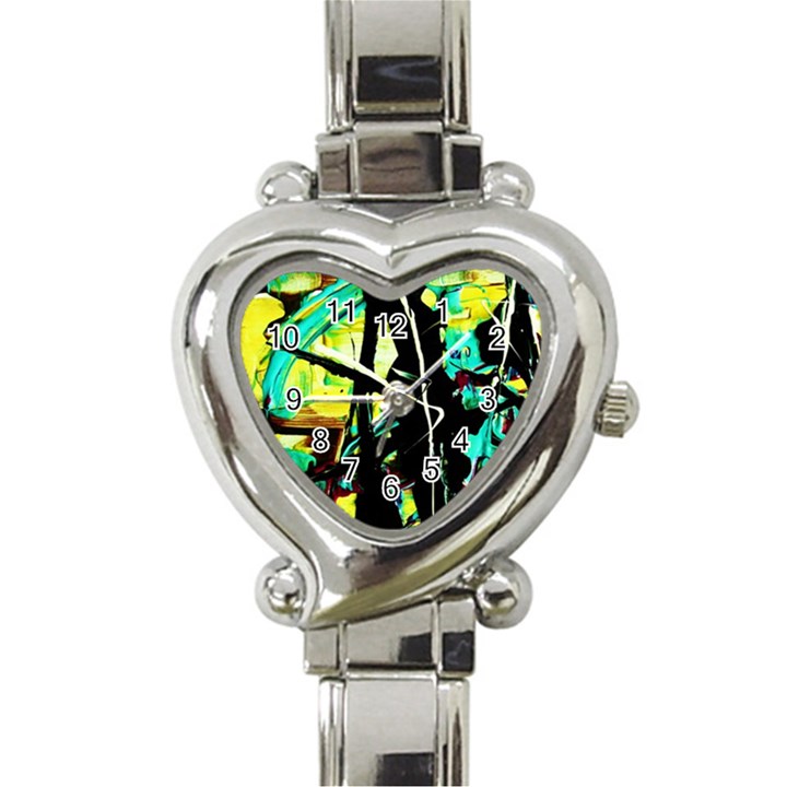 Dance Of Oil Towers 5 Heart Italian Charm Watch