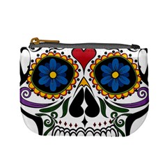 Cranium Sugar Skull Mini Coin Purses by StarvingArtisan