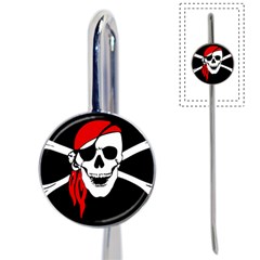 Pirate Skull Book Mark by StarvingArtisan