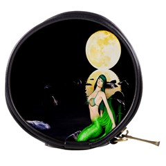 Sexy Mermaid In The Moonlight Mini Makeup Bags by StarvingArtisan