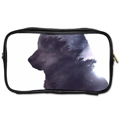 Black Wolf  Toiletries Bags 2-side by StarvingArtisan