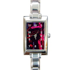 Calligraphy 4 Rectangle Italian Charm Watch by bestdesignintheworld