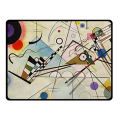 Composition 8 - Vasily Kandinsky Fleece Blanket (small) by Valentinaart