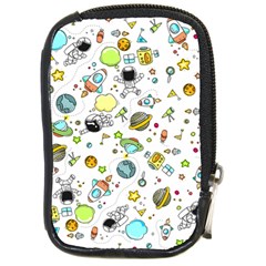 Space Pattern Compact Camera Cases by Valentinaart