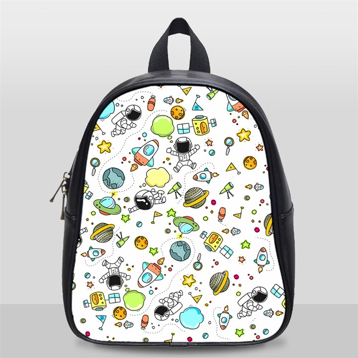 Space Pattern School Bag (Small)