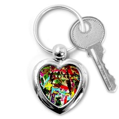 No Warrant For Blossoming Corner Key Chains (heart)  by bestdesignintheworld