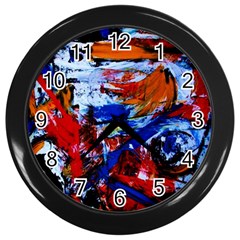 Mixed Feelings Wall Clocks (black) by bestdesignintheworld