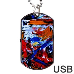 Mixed Feelings Dog Tag Usb Flash (two Sides) by bestdesignintheworld