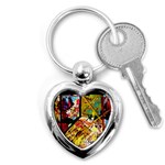 Absurd Theater In And Out Key Chains (Heart)  Front