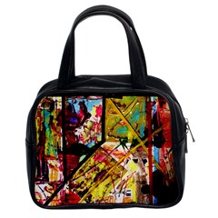 Absurd Theater In And Out Classic Handbags (2 Sides) by bestdesignintheworld