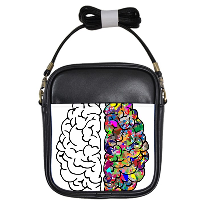 Brain Mind Anatomy Girls Sling Bags