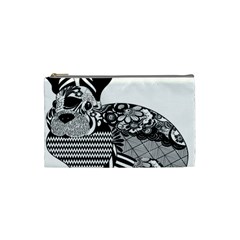 Floral Flourish Decorative Cosmetic Bag (small)  by Simbadda