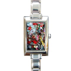 Eden Garden 6 Rectangle Italian Charm Watch by bestdesignintheworld