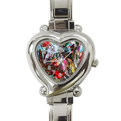 Eden Garden 6 Heart Italian Charm Watch by bestdesignintheworld