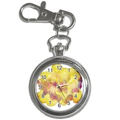 Yellow Rose Key Chain Watches by aumaraspiritart