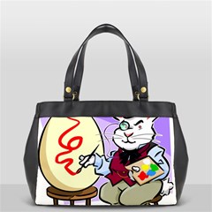 Bunny Easter Artist Spring Cartoon Office Handbags (2 Sides)  by Simbadda