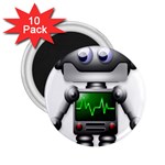 Robot 2.25  Magnets (10 pack)  Front