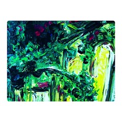 Old Tree And House With An Arch 3 Double Sided Flano Blanket (mini)  by bestdesignintheworld