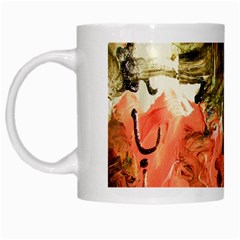 Pagoda And Calligraphy White Mugs by bestdesignintheworld