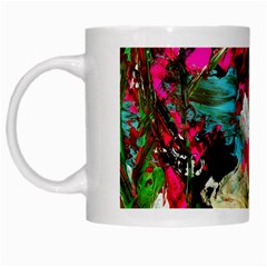 Sunset In A Mountains 1 White Mugs by bestdesignintheworld