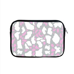 Pink Grey White Cow Print Apple Macbook Pro 15  Zipper Case by LoolyElzayat