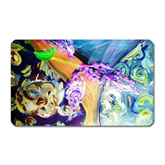 Blue Lilac On A Countertop 3 Magnet (rectangular) by bestdesignintheworld