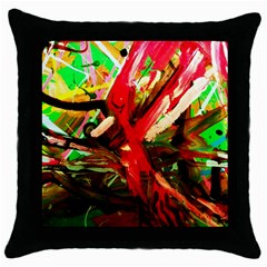 Flamingo   Child Of Dawn 4 Throw Pillow Case (black) by bestdesignintheworld