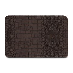 Gator Brown Leather Print Plate Mats by LoolyElzayat