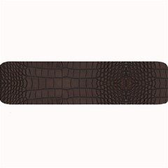 Gator Brown Leather Print Large Bar Mats by LoolyElzayat