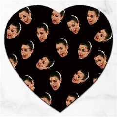 Crying Kim Kardashian Jigsaw Puzzle (heart) by Valentinaart