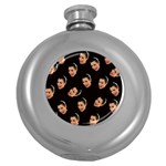 Crying Kim Kardashian Round Hip Flask (5 oz) Front