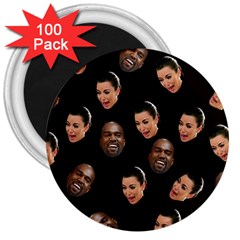 Crying Kim Kardashian 3  Magnets (100 Pack) by Valentinaart