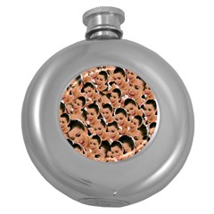 Crying Kim Kardashian Round Hip Flask (5 Oz) by Valentinaart