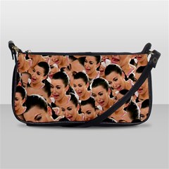 Crying Kim Kardashian Shoulder Clutch Bags by Valentinaart